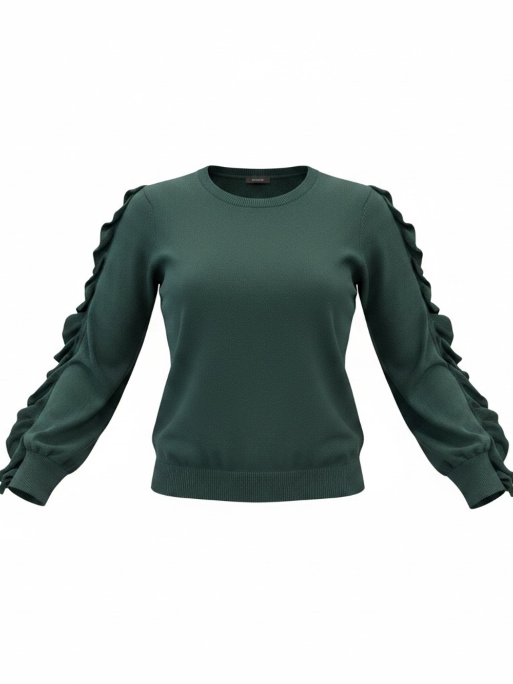 Halogen Women’s Ruffle-Sleeve Crewneck